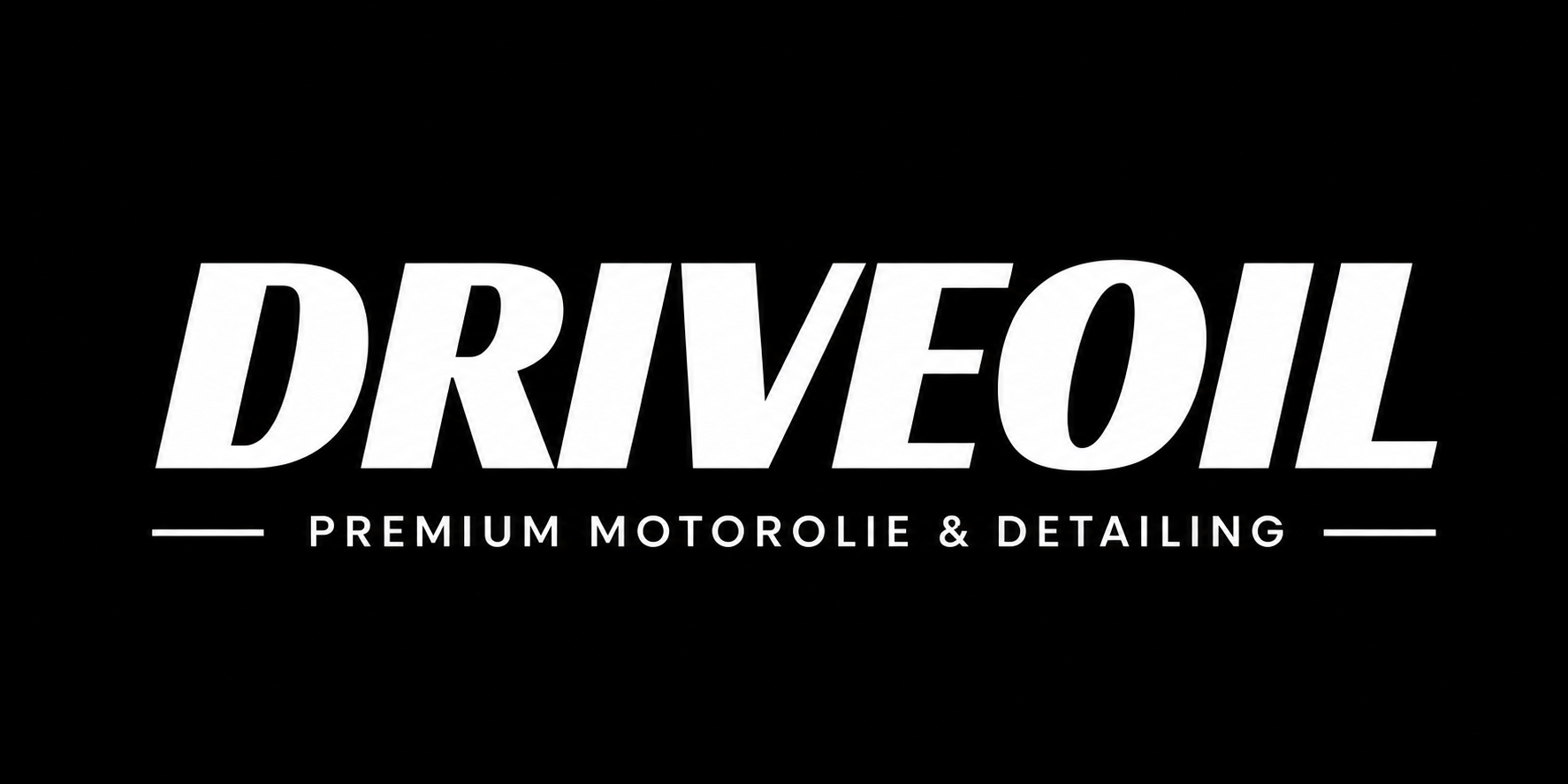 Driveoil — Premium Motorolie & Detailing